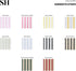 48 Inches 100% 14 48 Inch Summer Solino Home Linen Striped Table Runner - Sorrento Stripe, Pure Linen Pink and White