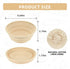 Silicone Banneton Basket, Proofing Basket for Bread Baking, 2 Round Silicone Bannetons & 1 Cloth Cover Set
