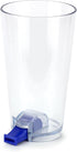 Barbuzzo Wet My Whistle Pint Glass, 16 Ounce Reusable Glass with Whistle, Fun Drinking Game