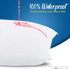 Utopia Bedding Waterproof Queen Size Pillow Protectors, Zippered (4 Pack, White), Dust Mite Proof Covers
