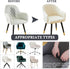 Curved Back Dining Chair Covers with Armrest, Stretch Accent Dining Room Chairs Covers Slipcovers with Arms, Office