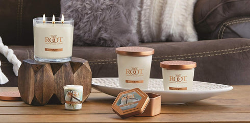 Root Candles Honeycomb Traveler Scented Beeswax Blend Candle, French Vanilla