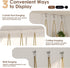 Bamworld Hanging Shelves Plant Hanger Indoor Window Plant Shelves Wood Plant Wall Shelf Window Sill Plant Shelf Indoor