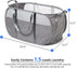 Tear Proof Pop Up Laundry Hampers with Strong Handles, Easy to Carry & Collapsible Laundry Basket, Honeycomb
