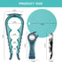 Jar Opener for Weak Hands, 5 in 1 Multi Function Lid Opener for Arthritic Hands, Blue