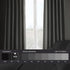 HPD Half Price Drapes Faux Linen Curtains, 1 Panel, 50W x 84L, Textured Room Darkening Blazer Grey