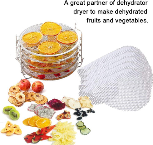 LadayPoa 10Pcs 12 inch Reusable Round Silicone Steamer Liners, Non-stick Mesh Mat for Home Kitchen or Restaurant