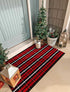 LEEVAN Buffalo Plaid Front Door Mat 24"x 51", Cotton Checkered, Washable, Outdoor Doormat for Kitchen, Bathroom