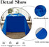 60x120 Inch 6 Pack 6ft 8ft Rectangle Tablecloths Royal Blue Tablecloth for Washable Decorative Linen Polyester Table