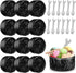 Uiifan 12 Sets Truck Wheel Ice Cream Bowls Spoon Set, Plastic Race