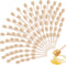 200 Pack Honey Dipper Sticks, 3 inch Mini Wooden Honey Stick Stirrers