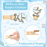 Patelai 321 5 Set Pcs Blue Bow Boy Baby Shower Games Decorations a Sweet Baby Boy Is on The Way Blue Gender Reveal
