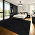 6x9 HOMORE Rugs for Living Room Black Fluffy Area Rug Modern Shag Rugs for Bedroom, Super Soft and Comfy Carpet, Cute