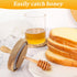SlZKADY 12 Oz 2 Honey Jar with Wooden Dippers and Lid,Honey Pot Dispenser,Clear Glass Honey Container for Home