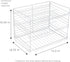 Smart Design Can Organizer for Pantry - 3 Tier Adjustable Can Storage - Steel Metal Shelves, Holds Up to 36 Cans - White