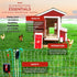 1 2 RentACoop Gallon Chicken Waterer with Auto-Fill Cups, Horizontal Nipples and Anti-Roost Cone - Suitable for Chicks