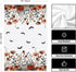 18x26 Inch Set 4 Artoid Mode Ghost Pumpkins Bats Floral Halloween Kitchen Towels Dish Towels, Farmhouse Spooky