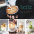 Rechargeable Milk Frother, 3-Speed Electric Handheld Frother for Coffee with 2 Whisks and Decoration Tool