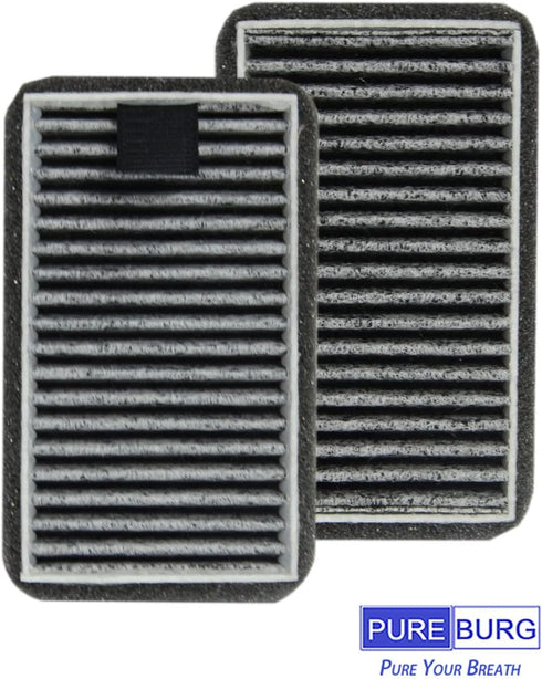 PUREBURG DSTx Replacement Filters 8-Pack for Clarifion DSTx Portable Air Purifier, HEPA Activated Carbon 2-in-1 Air