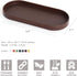 Lazy K Silicone Tray - Small Multi-Purpose Vanity Organizer - Spoon Rest Holder (Black)