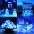 16 Pack IP68 7ft Olafus Blue Fairy Lights Battery Operated, Waterproof Mini String Light, Small LED Bottle Light