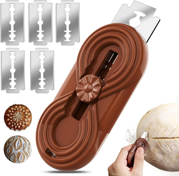 Sis-YaoLan Bread Lame Dough Scoring Knife, Bread Scoring Tool,Upgraded Retractable & Magnetic Design,