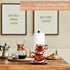 Countertop 3D Standing Paper Towel Roll Holder for Coffee Lovers Women Men, Farmhouse Kitchen Decor and Accessories