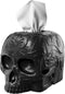 Skull Tissue Box Cover Square Black, Gothic Home Decor, Fits Most Square Tissue Boxes, Office Desk Organizer