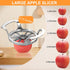12 Apple Slicer with Blades Extra Large Heavy Duty Stainless Steel Apple Corer, Dishwasher Safe Easy to Use Sharp Apple