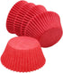 Premium Red Greaseproof Cupcake Liners, Standard Size, 100-Count Muffin Paper Baking Cups
