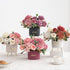 Artificial Flowers, Fake Peony Silk Flowers Hydrangea Bouquet Decor, Faux Camellia for Home Living Room Centerpieces