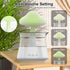 cjc Cloud Rain Humidifier for bedroom with Soothing Rain Sounds Sleep Aid, Waterfall Night Light, Mushroom Design Air