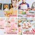 Cupcake Liner, 100 Count Standard Muffin Wrappers, Non-stick Greaseproof Baking Cups for Wedding, Baby Shower