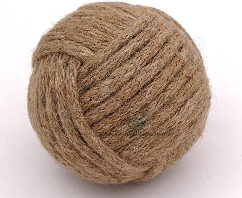 Roorkee Instruments 5pcs Rustic Nautical Decorative Spherical Natural Jute Rope Cotton Ball, Home Tabletop Décor