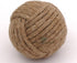 Roorkee Instruments 5pcs Rustic Nautical Decorative Spherical Natural Jute Rope Cotton Ball, Home Tabletop Décor