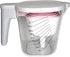 GK509W 10 pcs Nesting Stackable Measuring Cup and Spoons Set - Includes One Scraper and One Funnel, BPA Free,