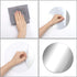 Aneco 6 Pack Acrylic Round Mirrors, 6 Inches Self Adhesive Mirror Stickers for Home Wall Decor or Wedding Centerpiece