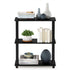 3-Tier Furinno TURN-S-TUBE Storage Shelves, Book Shelf, Corner Shelf, Toolless Open Shelves, for Organization