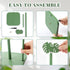 Leinuosen Monstera Leaves Paper Towel Holder Tropical Monstera Wooden Paper Towel Holder Green Ocean Tropical Bathroom