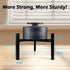 Sztbxuer 3Legs 5"-10" 1 Mini Adjustable Metal Plant Stand for Plant Pot Indoor & Outdoor (Black, Pcs)