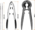Abuntor Nut Crackers Tools Pecan Cracker, Walnut Clip Heavy Duty Nutcracker With Non-Slip Handle Seafood Cracker Tool