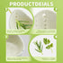 HGEKLIZV 2 Pcs Small Handmade Ceramic Extraction Bowls, Ceramic Herb Stripping Tool and Herb Glass Bowl Porcelain