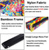 Amajiji Large Folding Hand Rave Fan, Popping Fan for Line Dancing, Party, Decoration, Festival (Dream Flower)