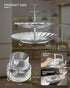 Vegetable Steamer Basket - 2 Layer Large Capacity Food Steamer for Cooking, Stainless Steel Folding Expandable
