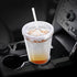 32 oz, 4 Pack Zukro Clear Acrylic Tumbler with Straw and Lid Double Walled Insulated Reusable Plastic Iced Coffee Cup