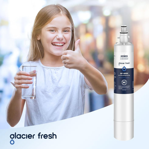 GLACIER FRESH Replacement for RPWFE, RPWF Refrigerator Water Filter, Compatible with GFE28 Series, 1 Pack