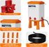 Gribouillage 4 8 (7L-Red) 12L) Heated Chicken Waterer, Thermostatically Controlled Poultry Water Heater for Winter