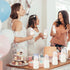 48 Sets SiliFine Pcs Baby Shower Favors Party Bottle Chug Game Mini Bottles Gift for Gender Reveal Birthday Party