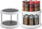 2 Pack, 2 Tier 10" Turntable Lazy Susan Spice Organizer - Rotating
