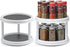 2 Pack, 2 Tier 10" Turntable Lazy Susan Spice Organizer - Rotating